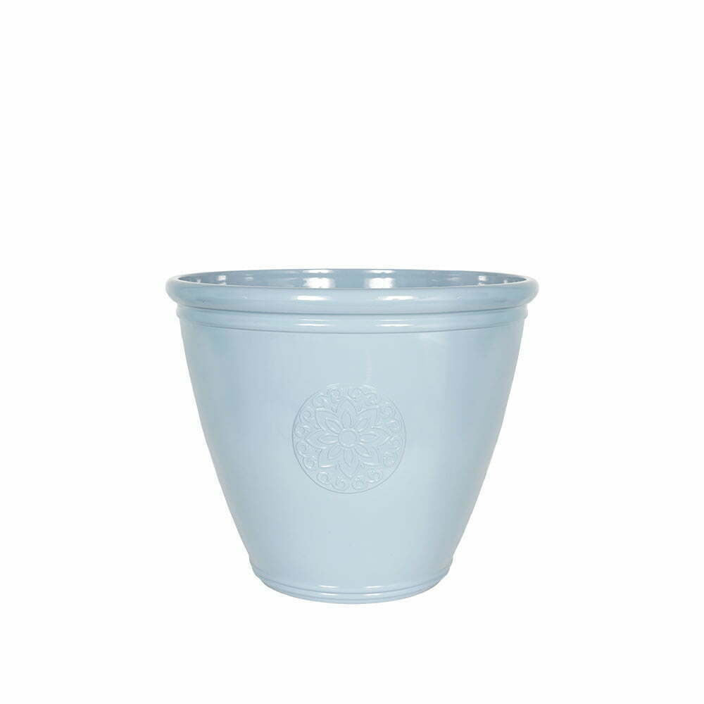 Eden Emblem Planter small blue