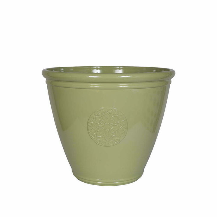 Eden Emblem Planter large green