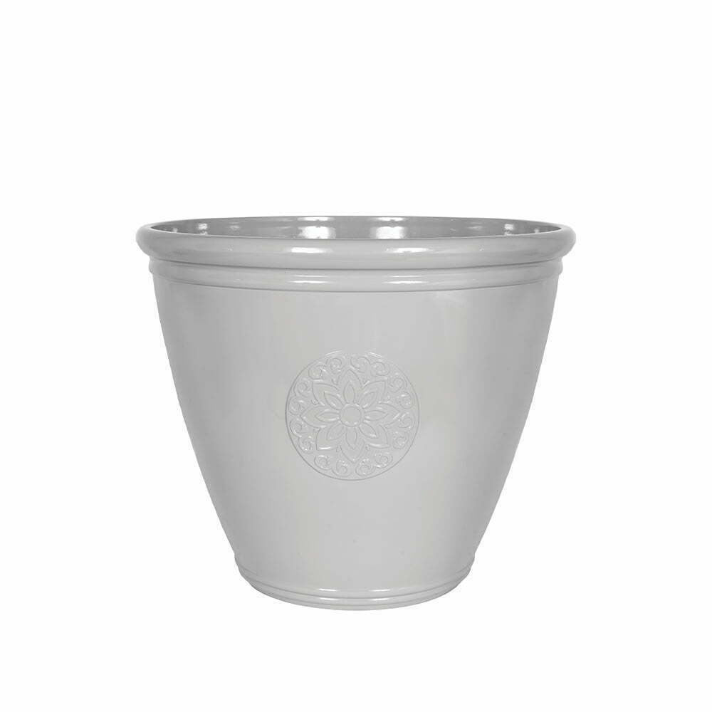 Eden Emblem Planter large grey