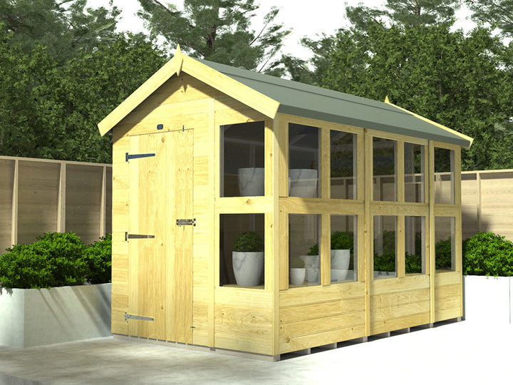 6ft x 18ft Apex Potting Shed