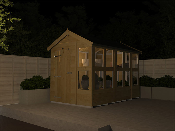 6ft x 18ft Apex Potting Shed