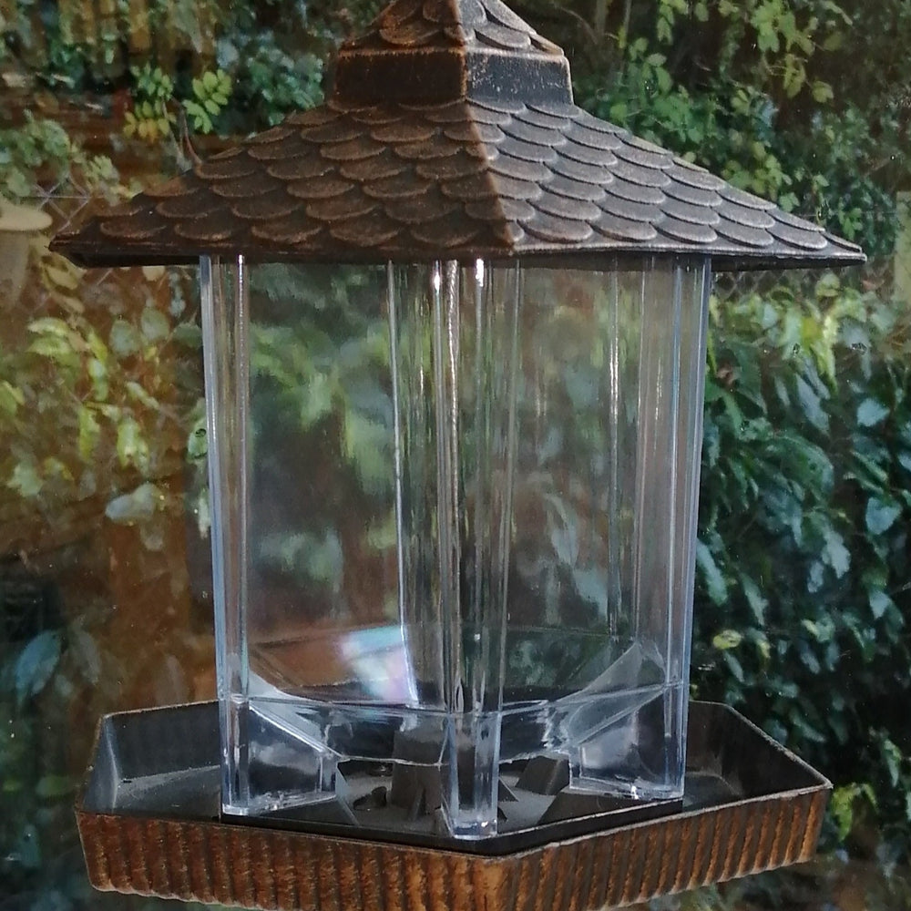 Red Barn Gazebo Bird Feeder