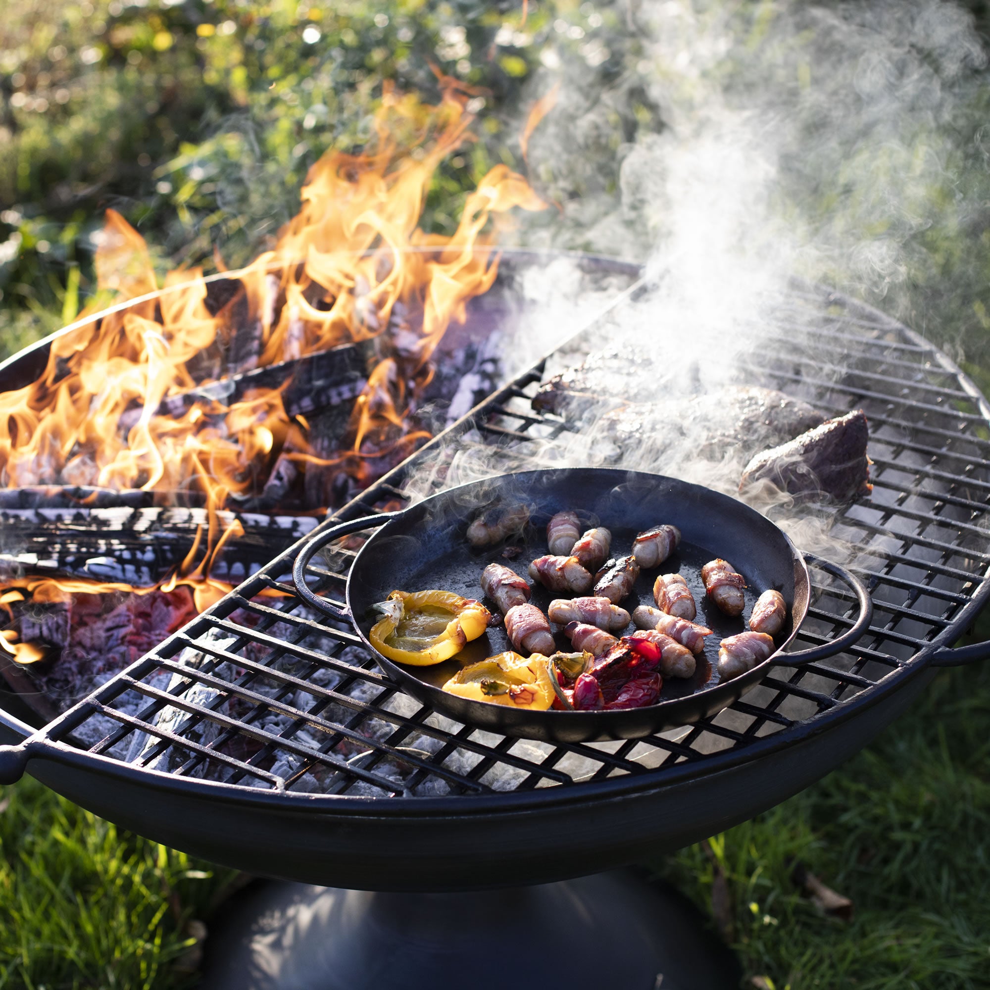 Mesh Bbq Rack Firepits UK Half Moon Mesh BBQ Rack – Garden Wildlife