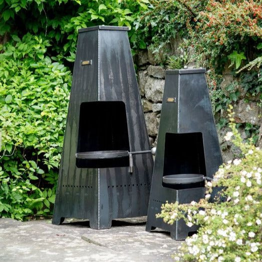 Firepits UK Piazza Chiminea with Swing Arm BBQ Rack