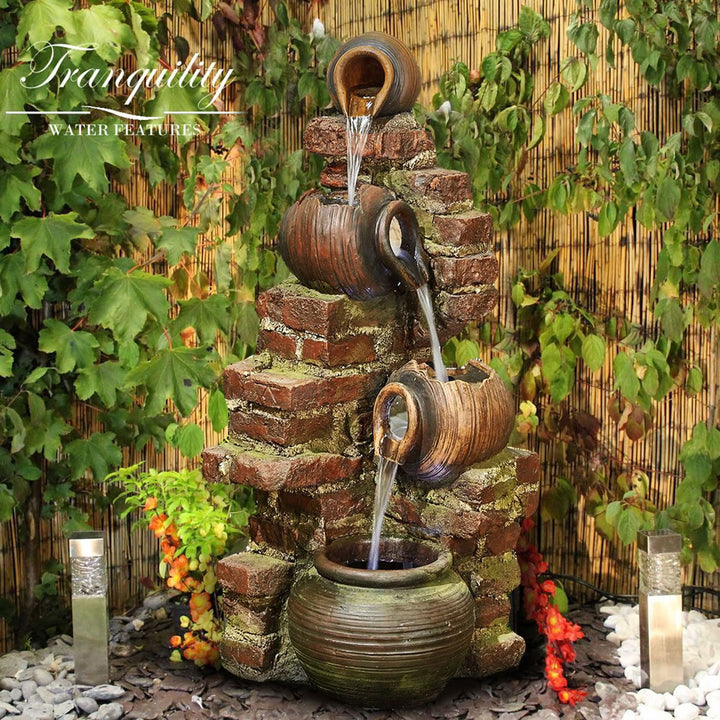 Tranquility Moroccan Pots Water Feature
