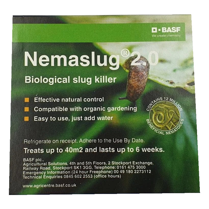 Nemaslug 2.0 Biological Slug Killer (Parasitic Nematodes - Phasmarhabditis Californica)