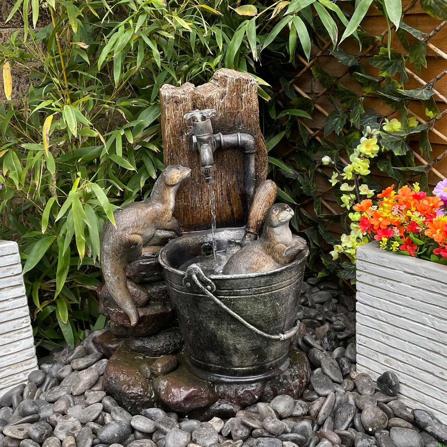 Tranquility 'Otters at the Tap' Water Feature