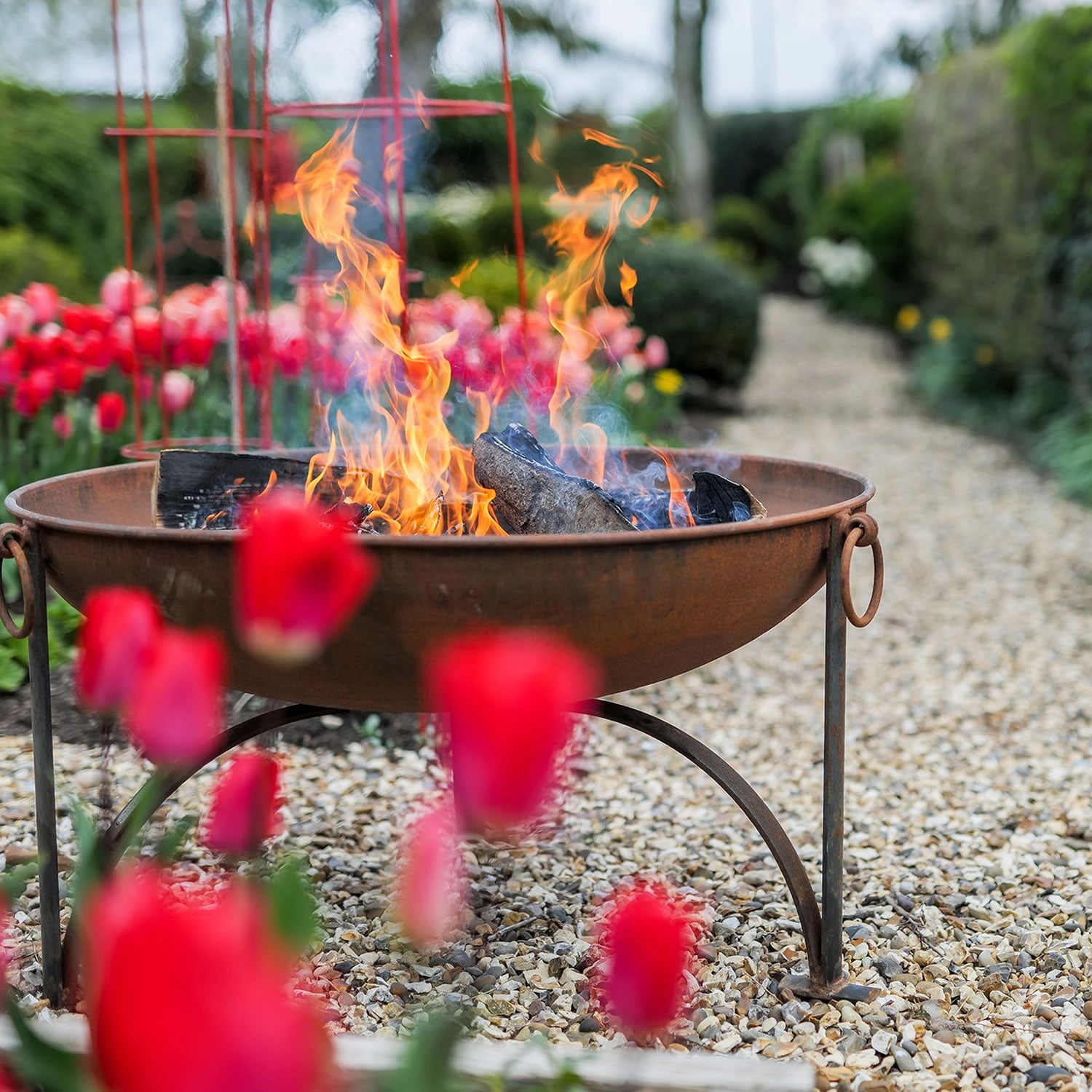 Fire pit clearance racks