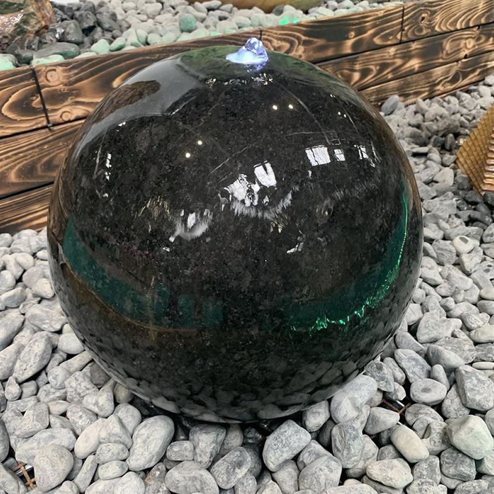 Tranquility Granite Polished Sphere 40cm Water Feature
