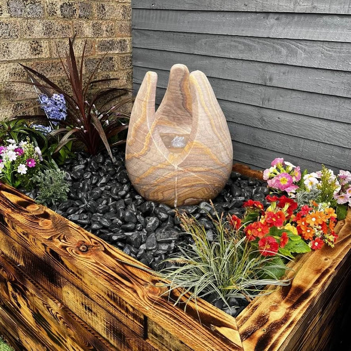 Tranquility Sandstone Tulip 50cm Water Feature