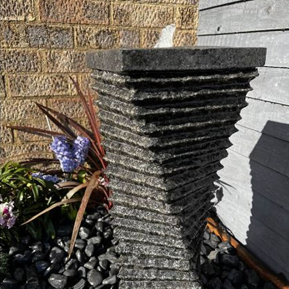 Tranquility Granite Twist 60cm Water Feature