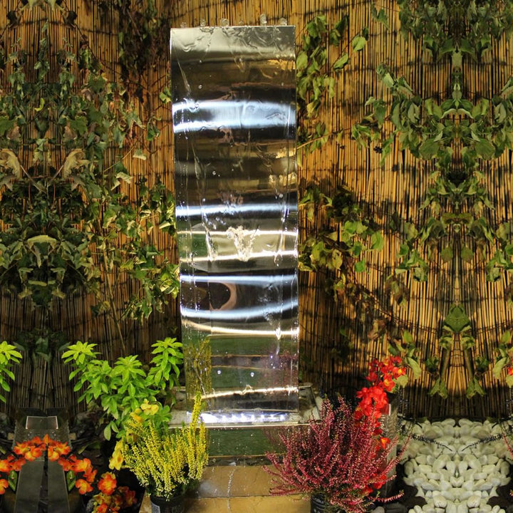 Tranquility Small Stainless Steel Wave Water Feature