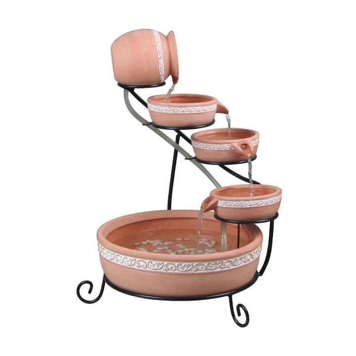 Tranquility Solar Compact Terracotta Water Feature