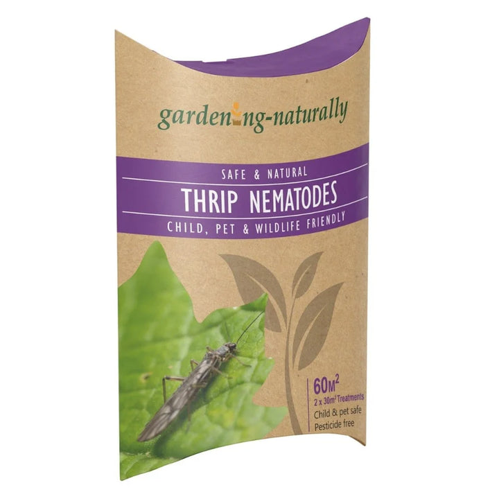 Thrip Nematodes (Thunder Flies) 2 x 30 sq.m - Front of packet