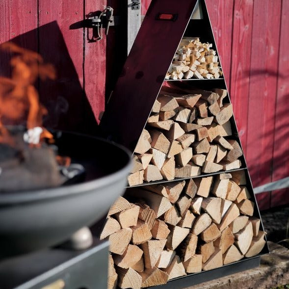 Firepits UK Pyramid Log Store