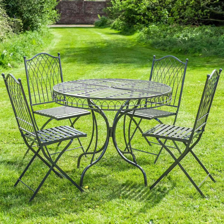 Ascalon Hampton 5 Piece Bistro Set 'Umber Grey'