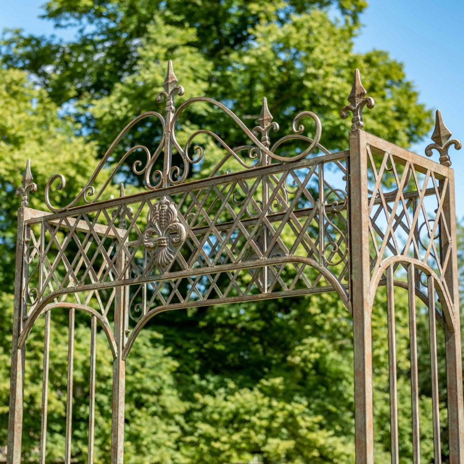 Buy Ascalon Marlborough Arch with Gates - 'Antique Green Rust' online UK