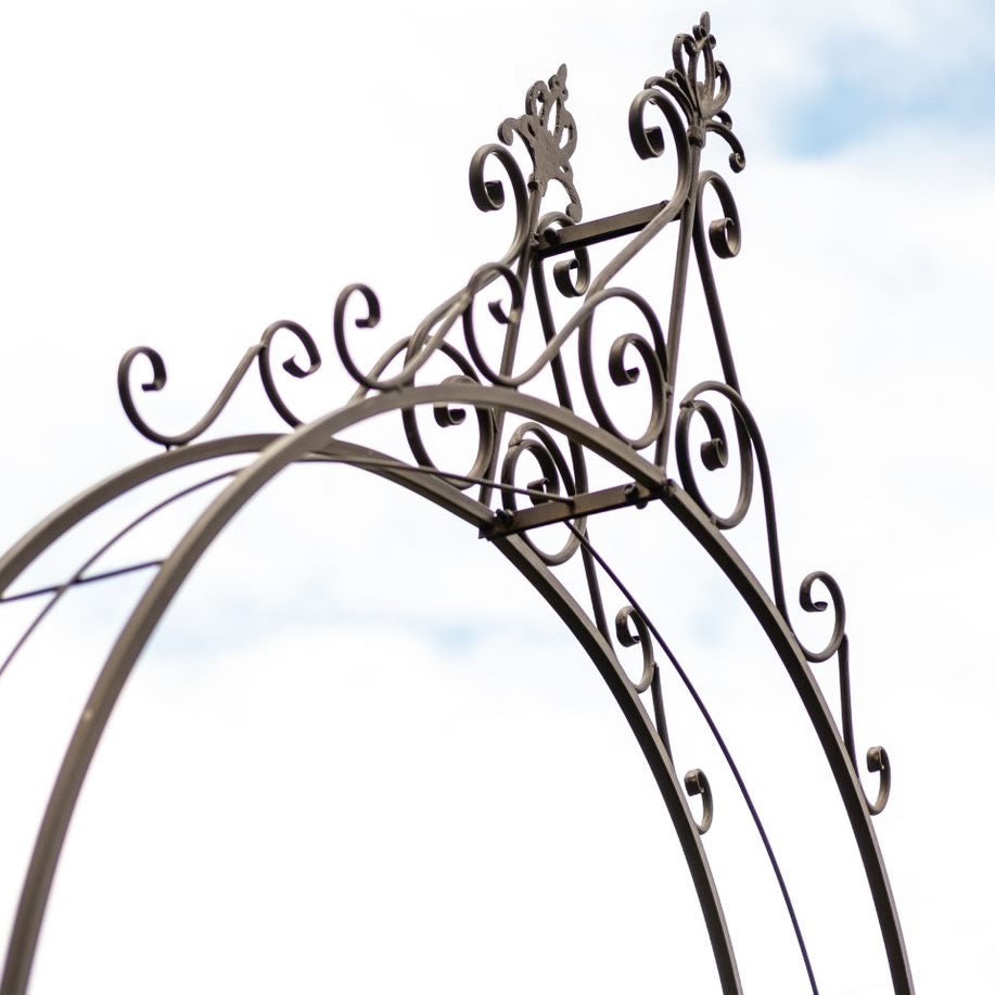 Ascalon Woodland Arch with Gates - 'Rusty'