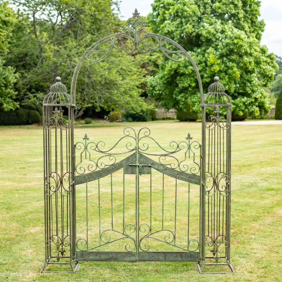 Buy Ascalon Vintage Arch with Gates - 'Green Rust' online UK