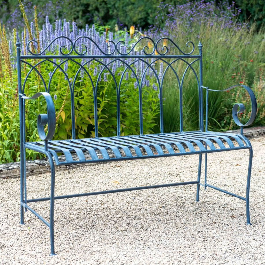 Goth Bench Ascalon Gothic Bench - 'Lead Grey' - Garden Wildlife