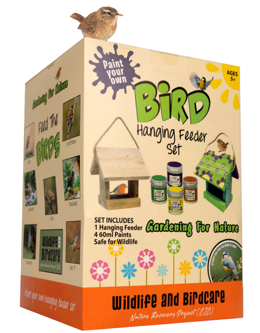Wild Bird Hanging Feeder Paint your Own Set