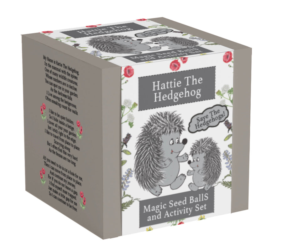 Hattie The Hedgehog Seed Ball and Activity Set