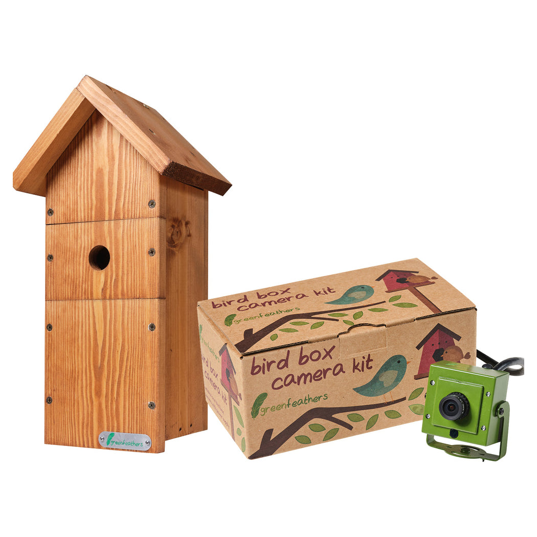 Green Feathers DIY Deluxe Bird Box with 1080p IP Camera Bundle