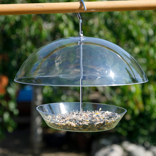 Gardenature Clear Umbrella Bird Feeder