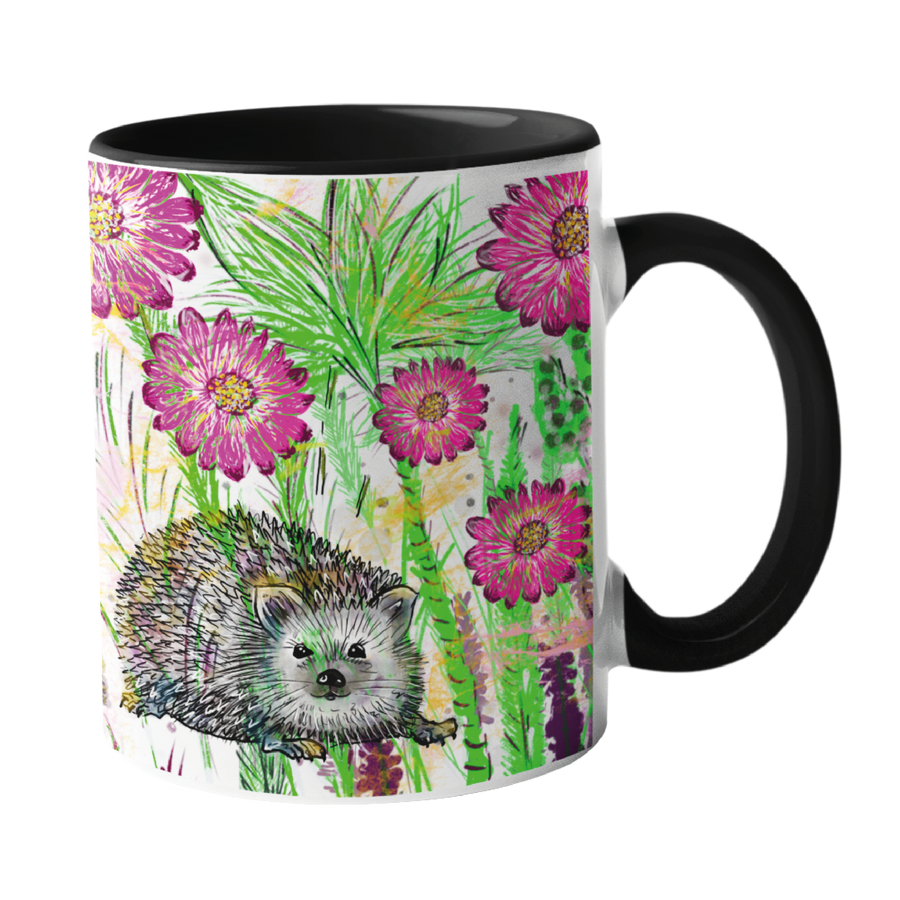 Pink Hedgehog Mug