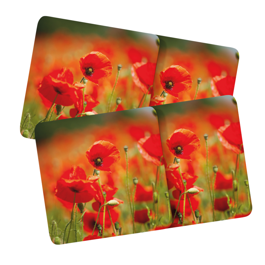 Field of Poppies Coasters