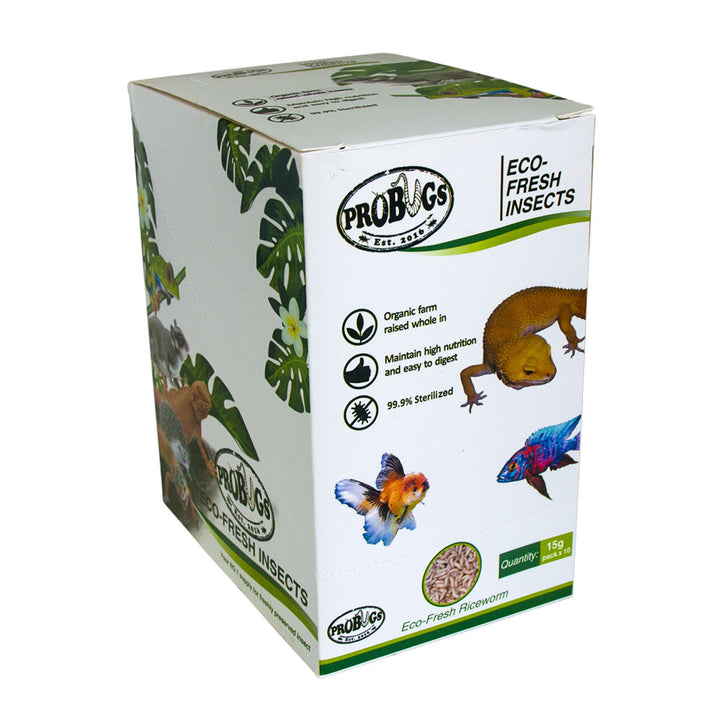 ProBugs Eco Fresh Riceworm 15g - 10 Packs