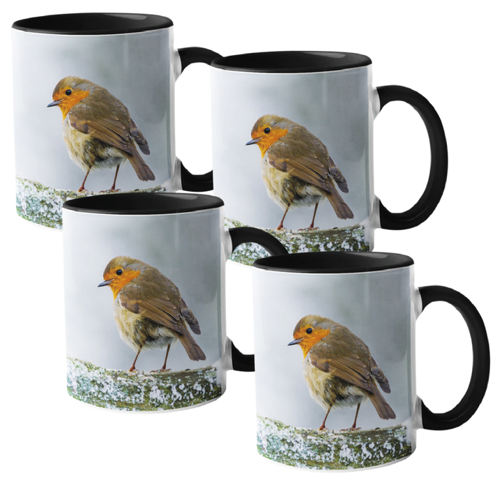 Winter Robin Mugs