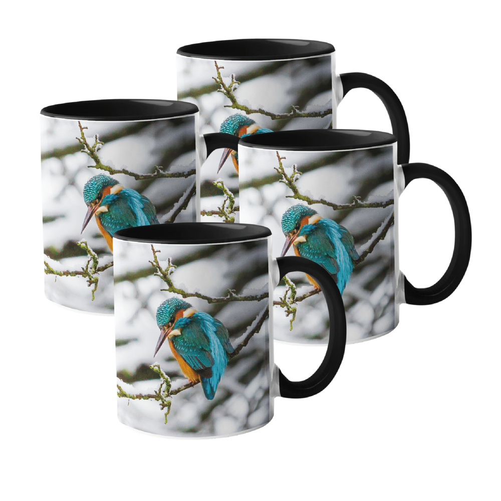 Winter Kingfisher Mugs