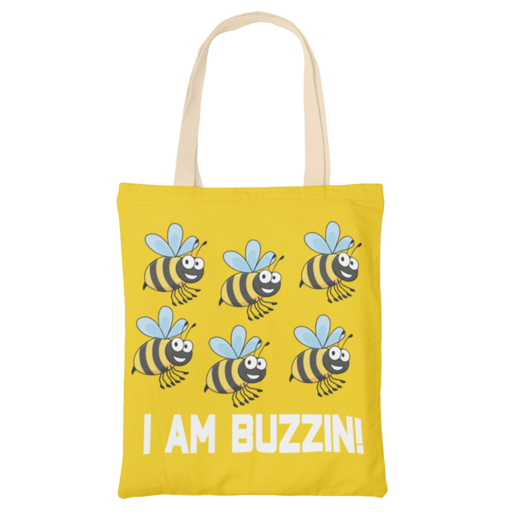 I Am Buzzin' Tote Shopping Bag