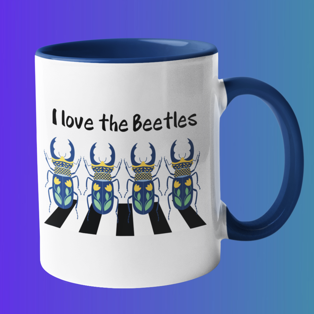 I Love The Beetles Mug