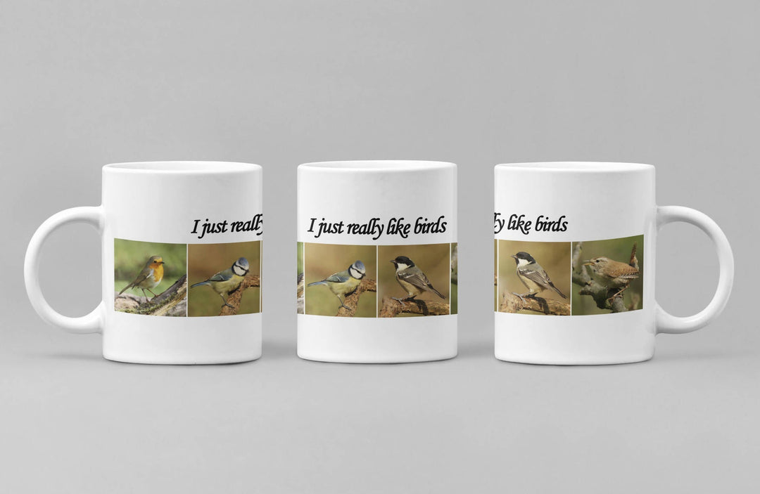 I Really Like Birds Mug